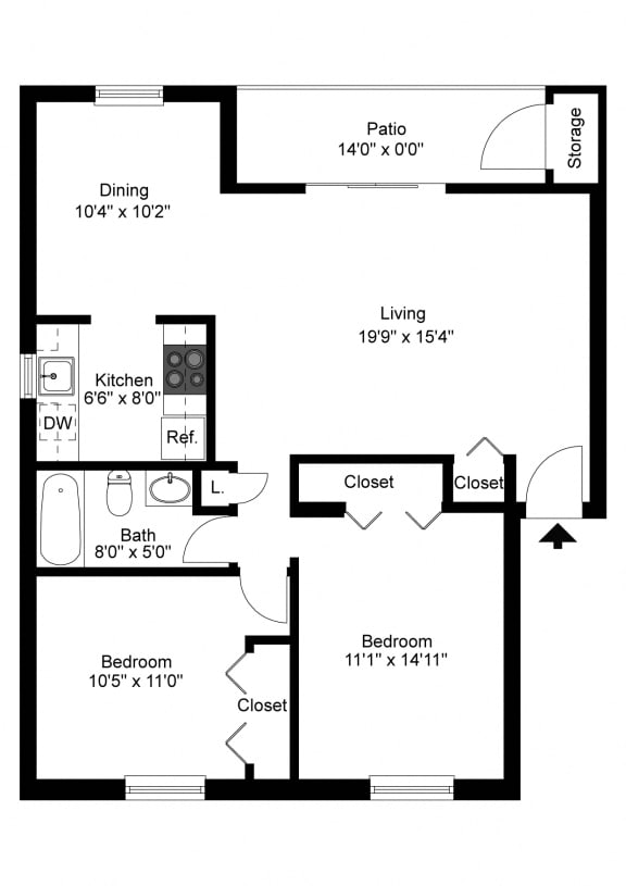Floor Plans of Apartments in Williamsville, NY
